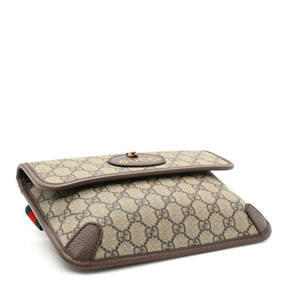 Gucci GG Supreme Monogram Neo Vintage Web Belt Bag Brown 4 of 10