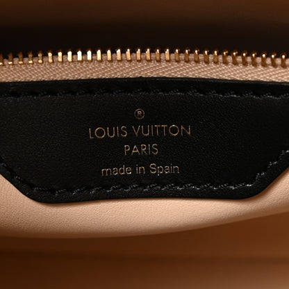 Louis Vuitton Lambskin Malletage Speedy Bandouliere 25 Black 6 of 9
