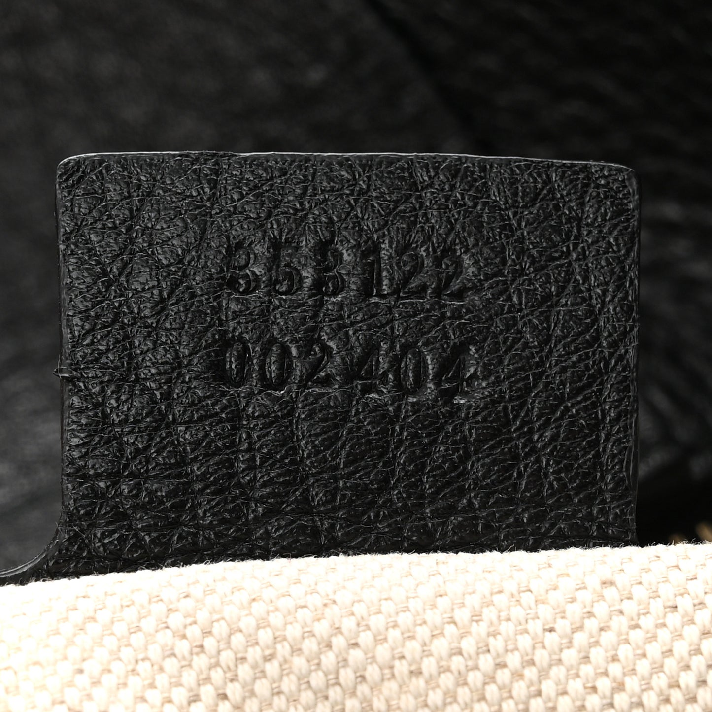 Pebbled Calfskin Old Libeccio Miss GG Tote Black