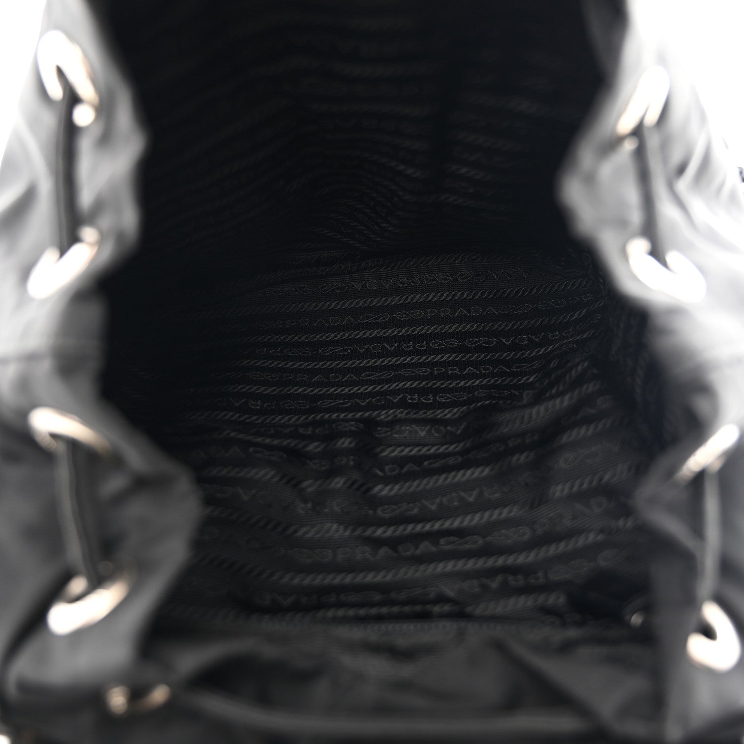 Prada Nylon Vela Medium Backpack Black 5 of 10