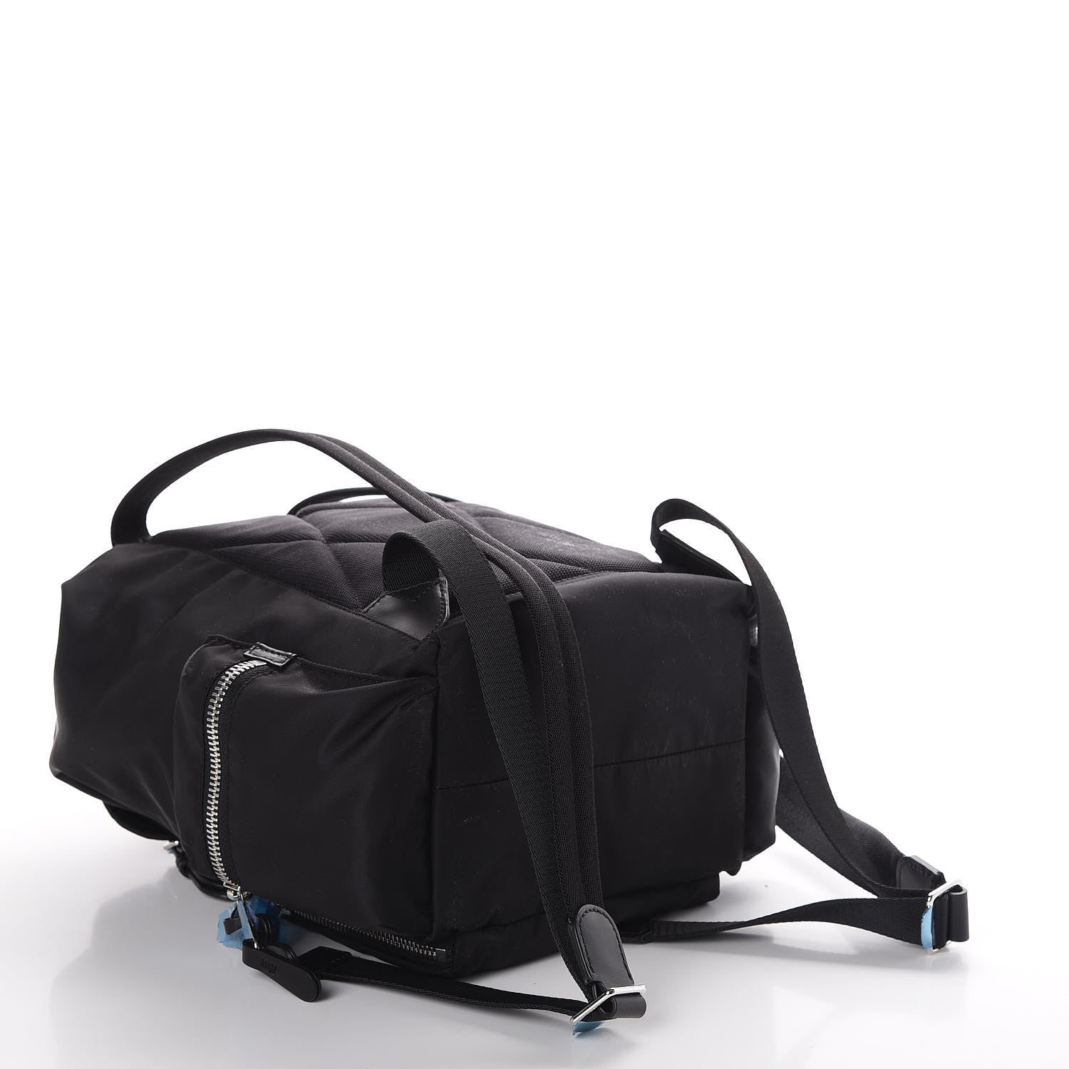 Burberry Nylon Logo Print Medium Rucksack Backpack Black 3 of 10