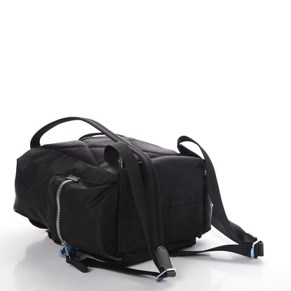 Burberry Nylon Logo Print Medium Rucksack Backpack Black 3 of 10