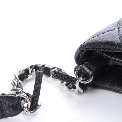 Chanel Quilted Lambskin Crossbody Bag Black 9 of 10