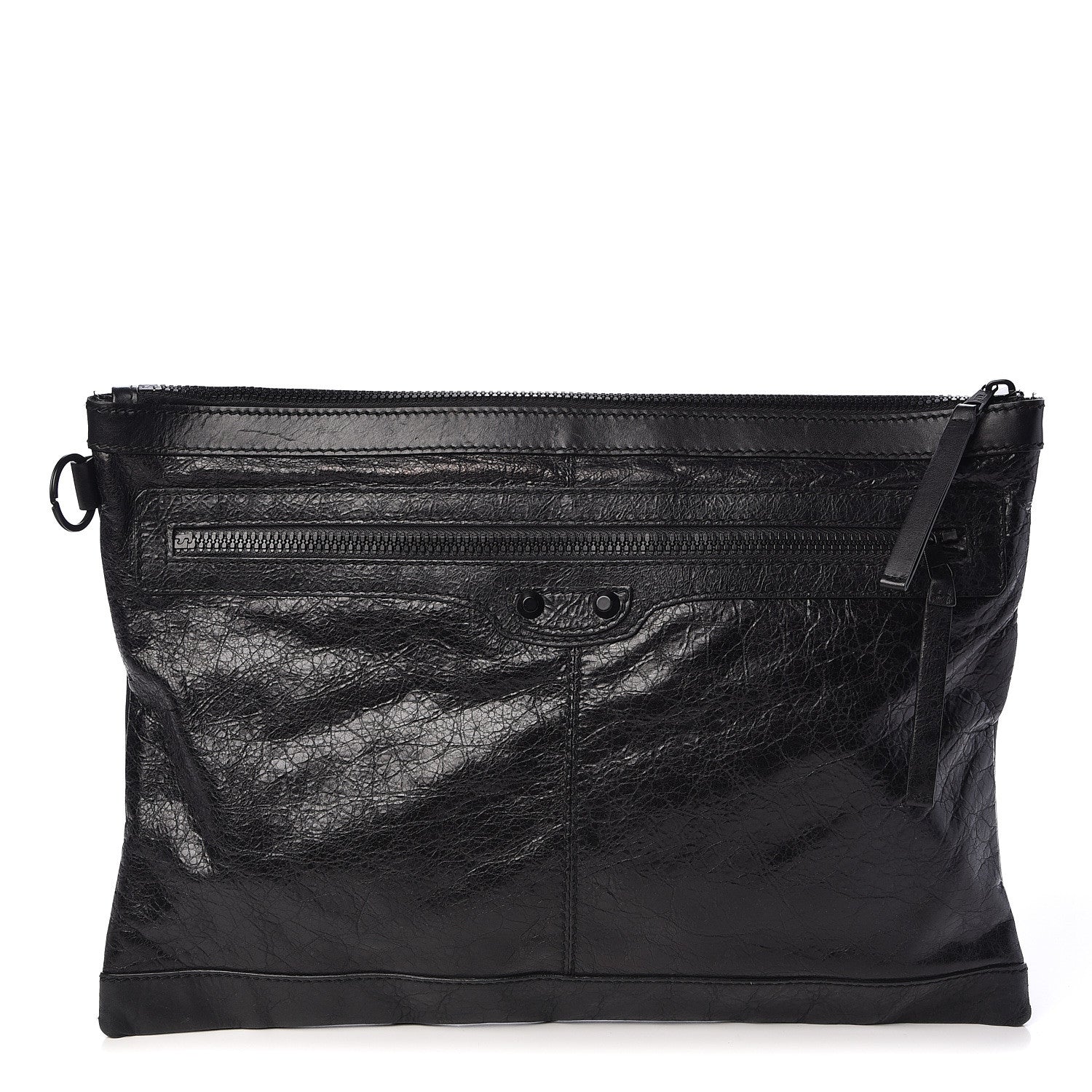 Balenciaga Agneau Arena Classic Hardware Large Clip Black 1 of 7