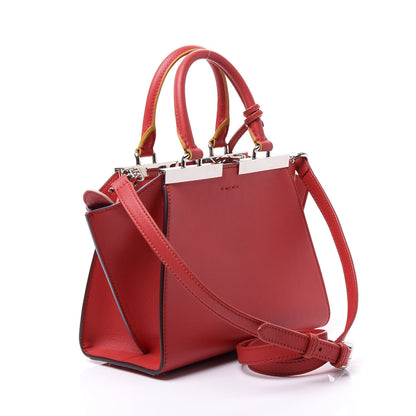 Fendi Vitello Dolce Mini 3jours Tote Fiamma 2 of 10