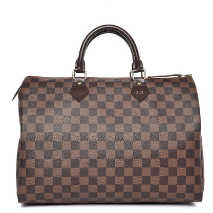 Louis Vuitton Damier Ebene Speedy 35 1 of 8