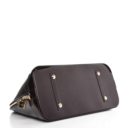 Louis Vuitton Vernis Alma GM Amarante 3 of 7