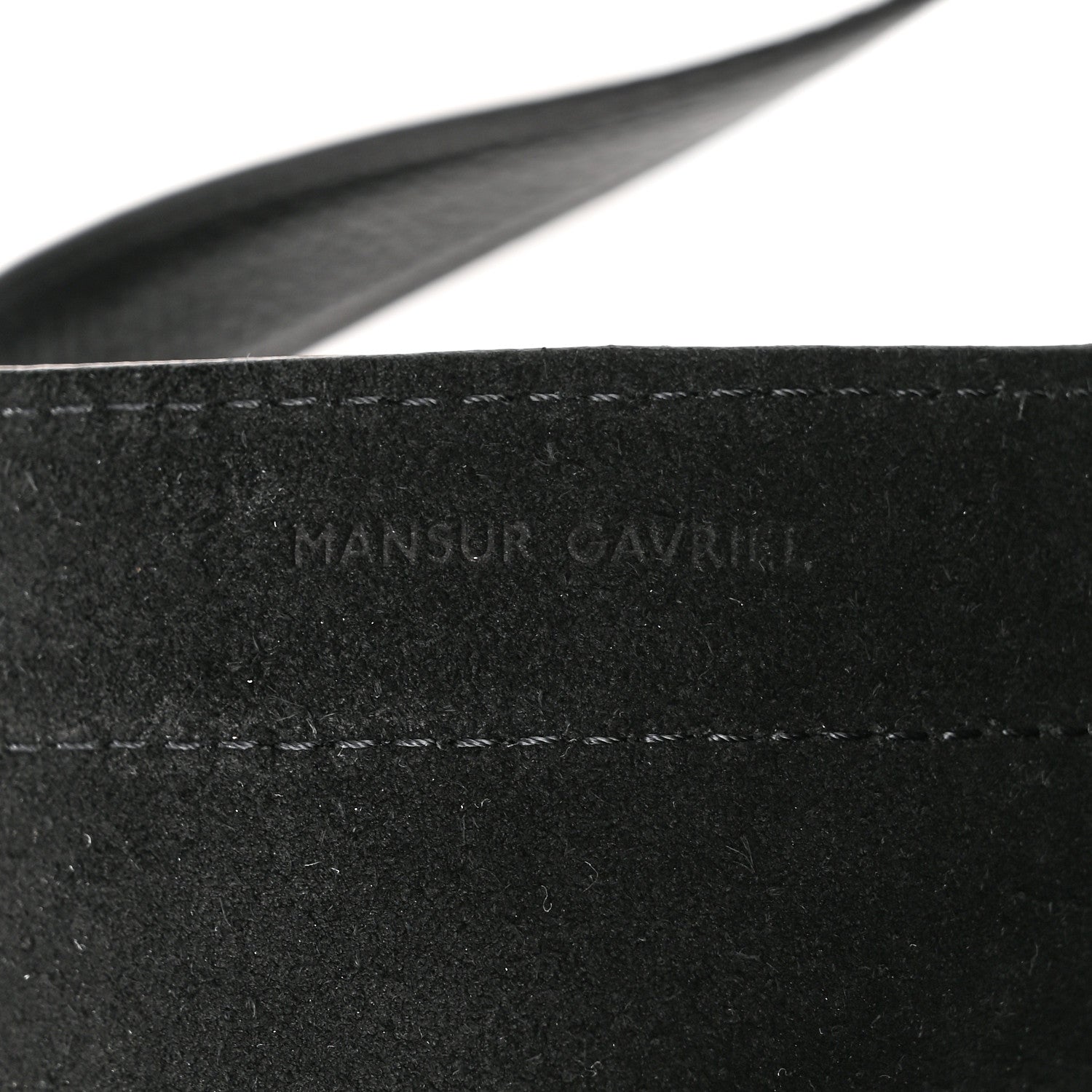 Mansur Gavriel Calfskin Soft M Hobo Black 6 of 10