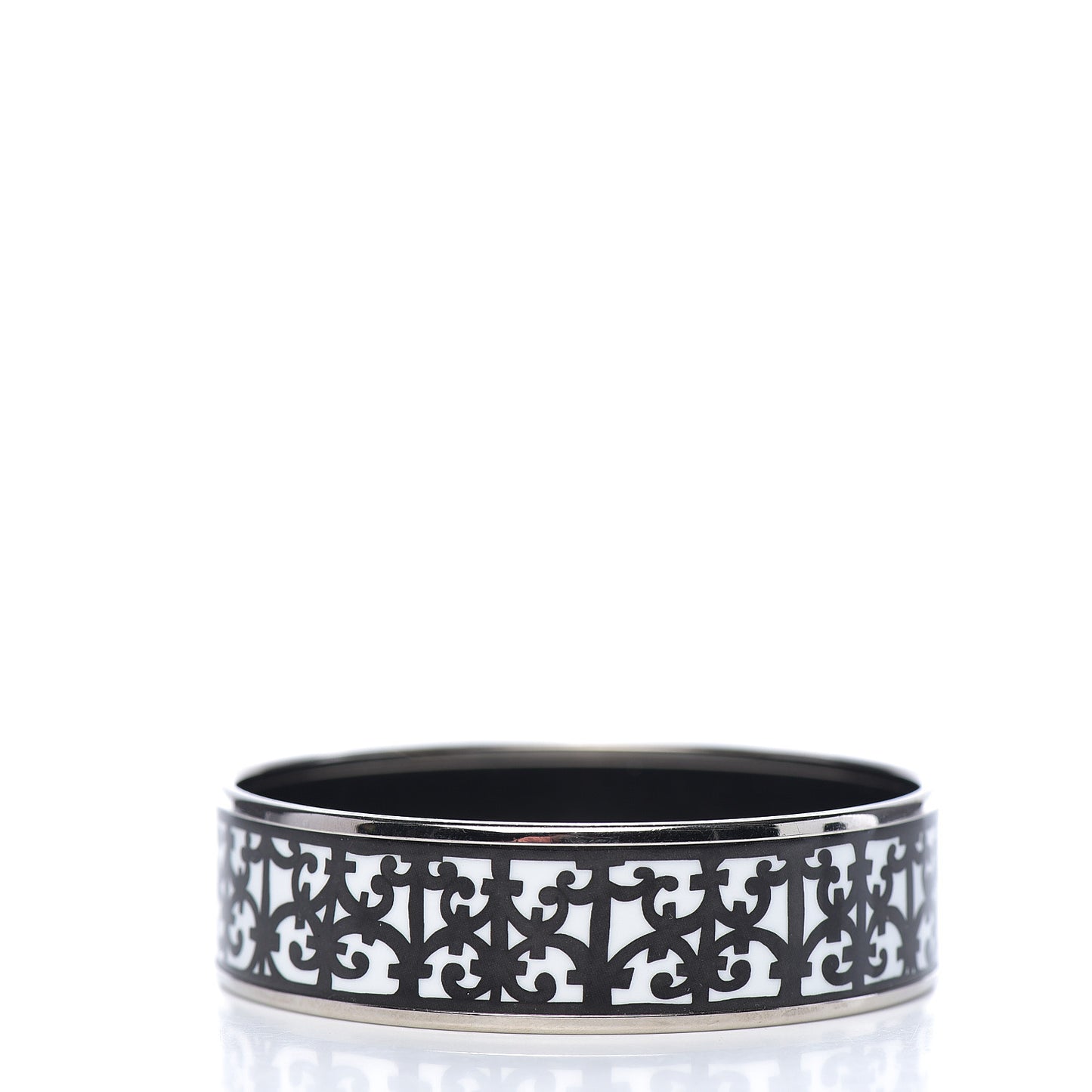 Enamel Printed Wide Balcons du Guadalquivir Bracelet 65 Black