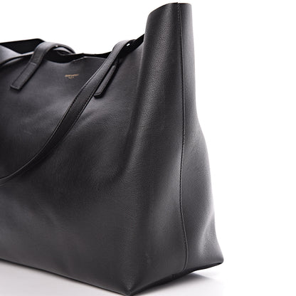 Saint Laurent Calfskin Large Shopping Tote Black 17 of 17