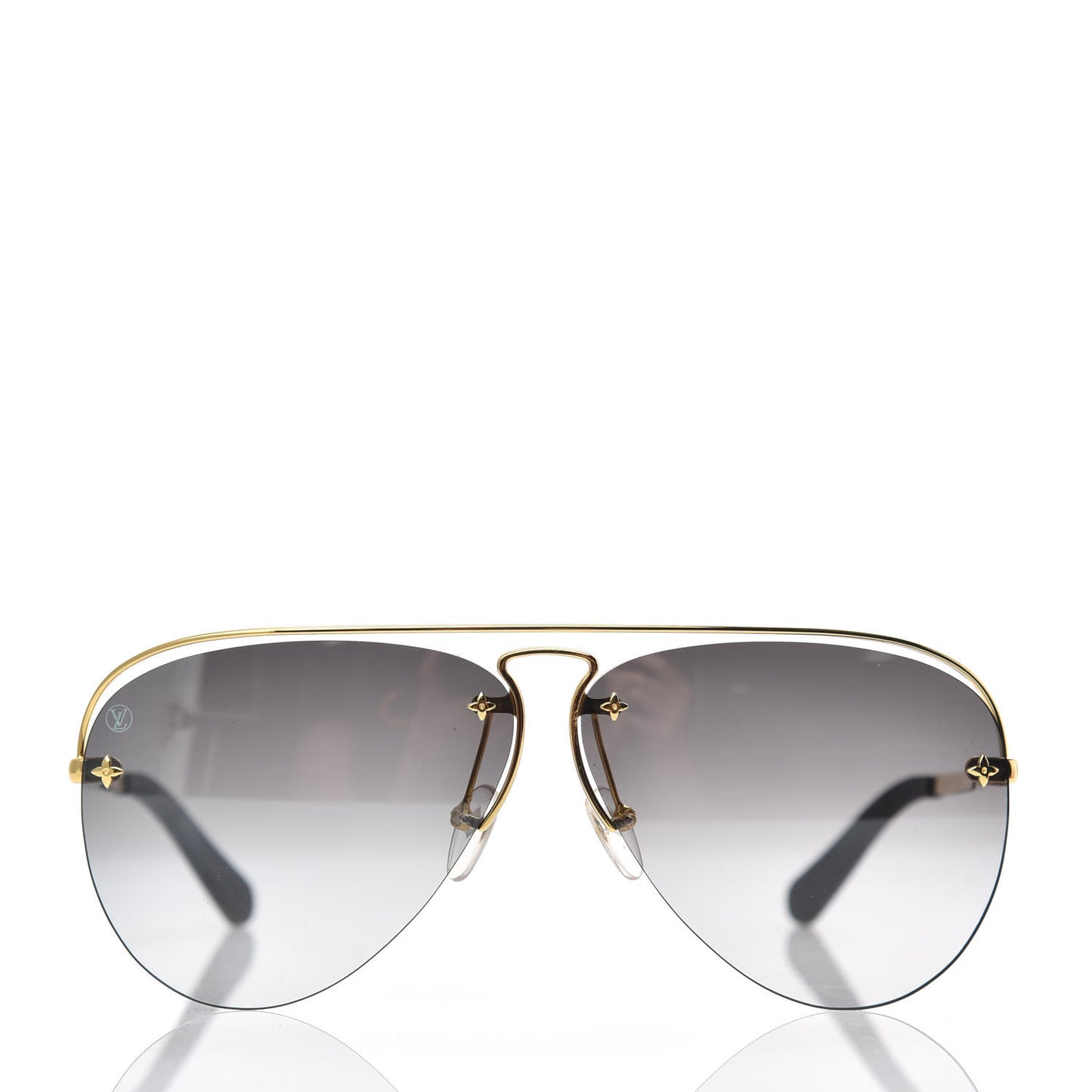 Monogram Grease Gradient Sunglasses Z1045W Gray