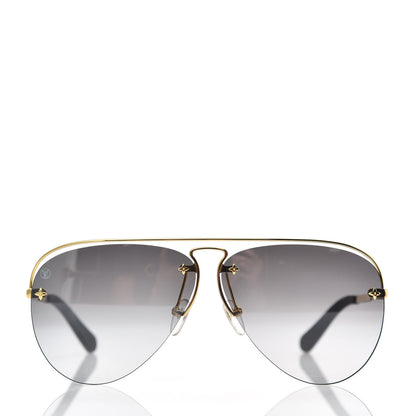 Louis Vuitton Monogram Grease Gradient Sunglasses Z1045W Gray 2 of 8