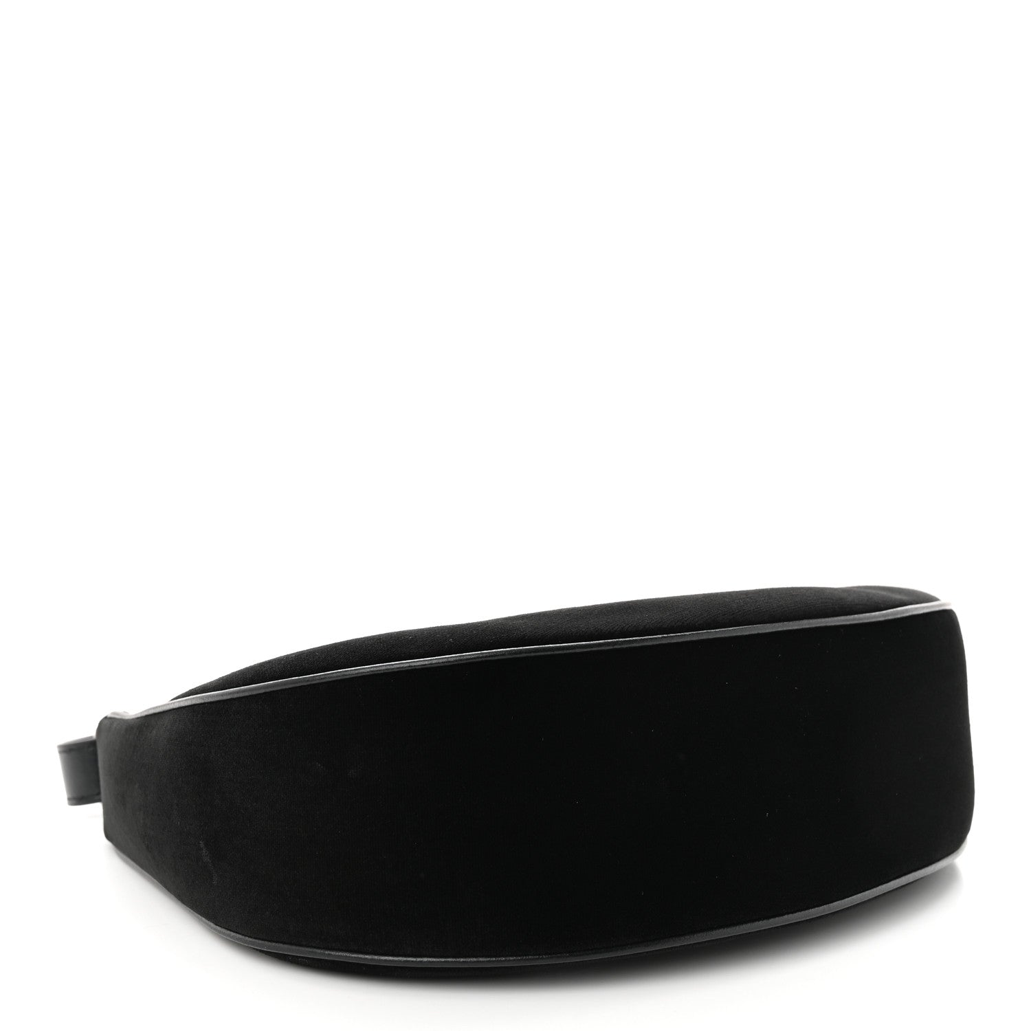 Celine Velvet Strass Triomphe Ava Shoulder Bag Black 4 of 10
