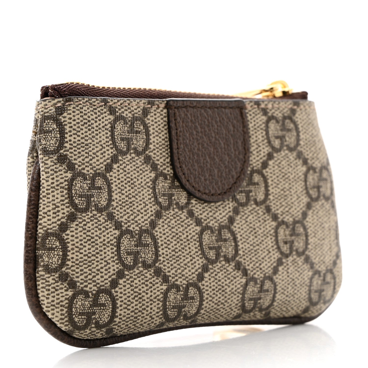 Gucci GG Supreme Monogram Web Ophidia Key Case Beige New Acero 3 of 7
