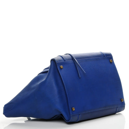 Celine Supple Calfskin Large Phantom Luggage Royal Blue 4 of 10