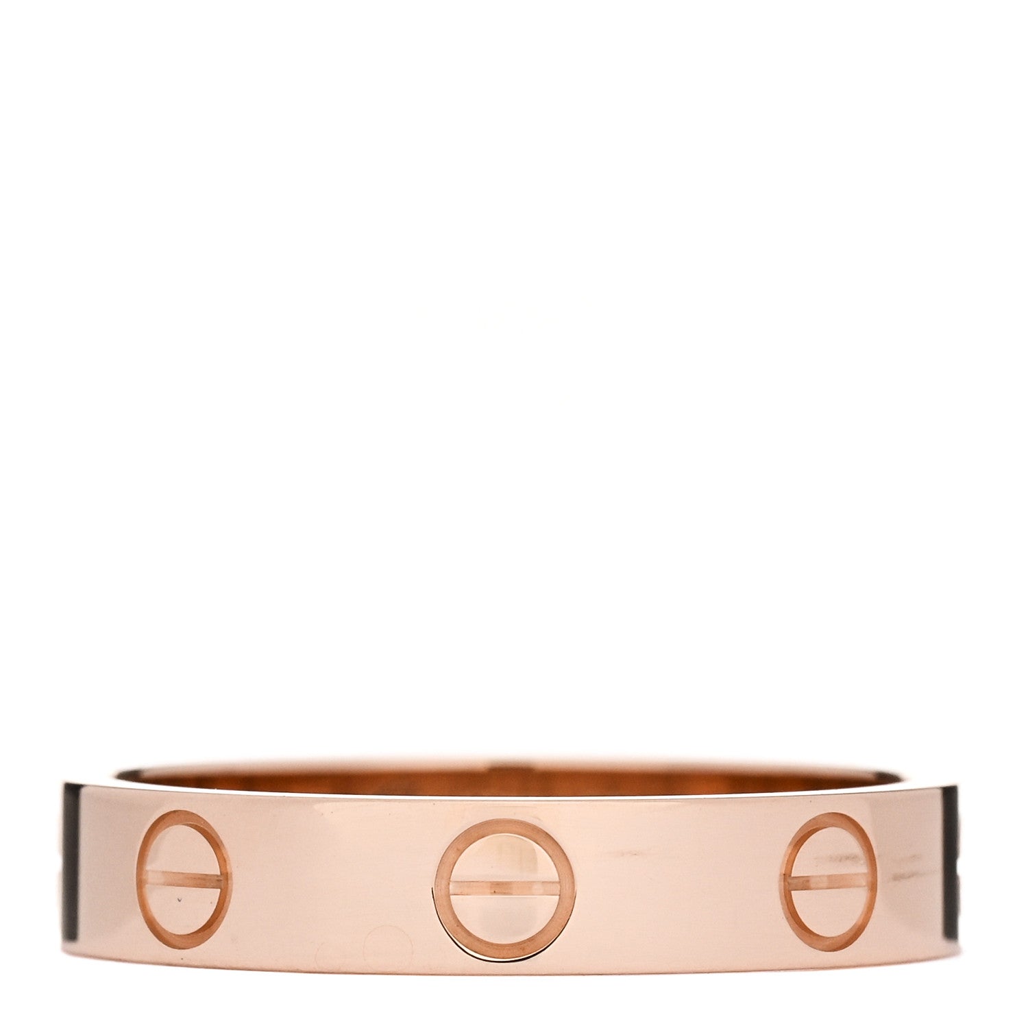 Cartier 18K Pink Gold 3.5mm LOVE Wedding Band Ring 53 6.5 1 of 5