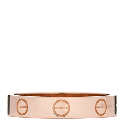 Cartier 18K Pink Gold 3.5mm LOVE Wedding Band Ring 53 6.5 1 of 5