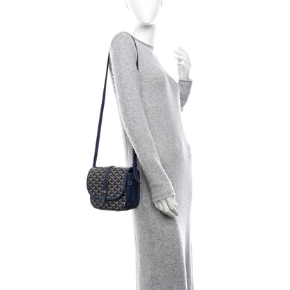 Goyard Goyardine Belvedere II PM Messenger Bag Navy 2 of 12