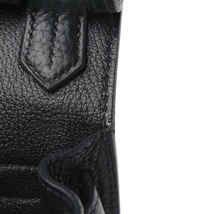 Hermes Taurillon Clemence Jypsiere 28 Black 16 of 19