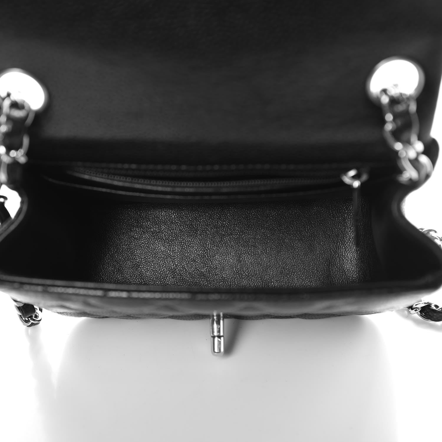 Chanel Caviar Quilted Mini Square Flap Black 5 of 10
