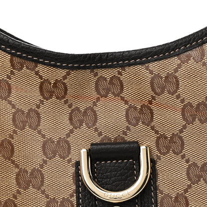 Gucci Crystal Monogram Large Abbey D Ring Hobo Dark Brown 8 of 10