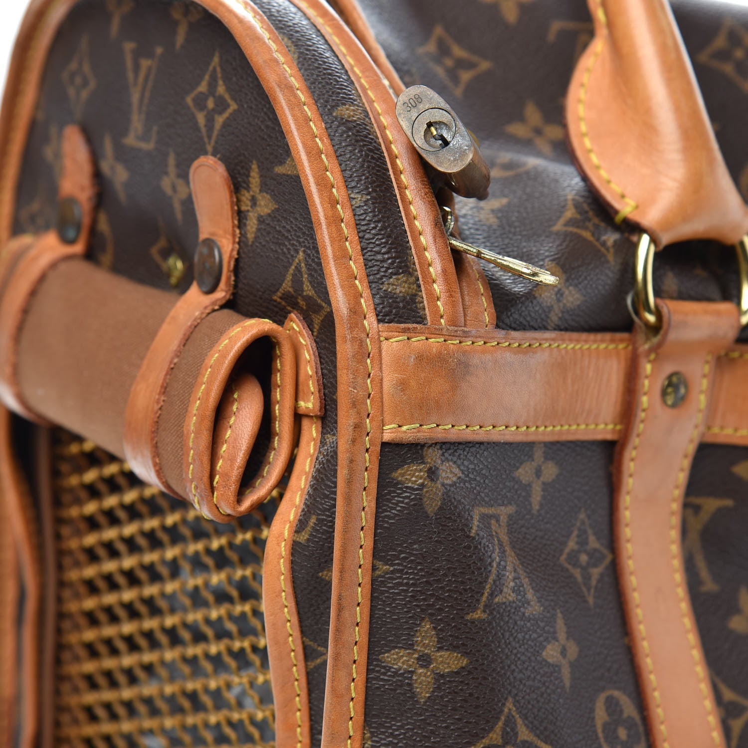 Louis Vuitton Monogram Sac Chien 40 Pet Carrier 18 of 21