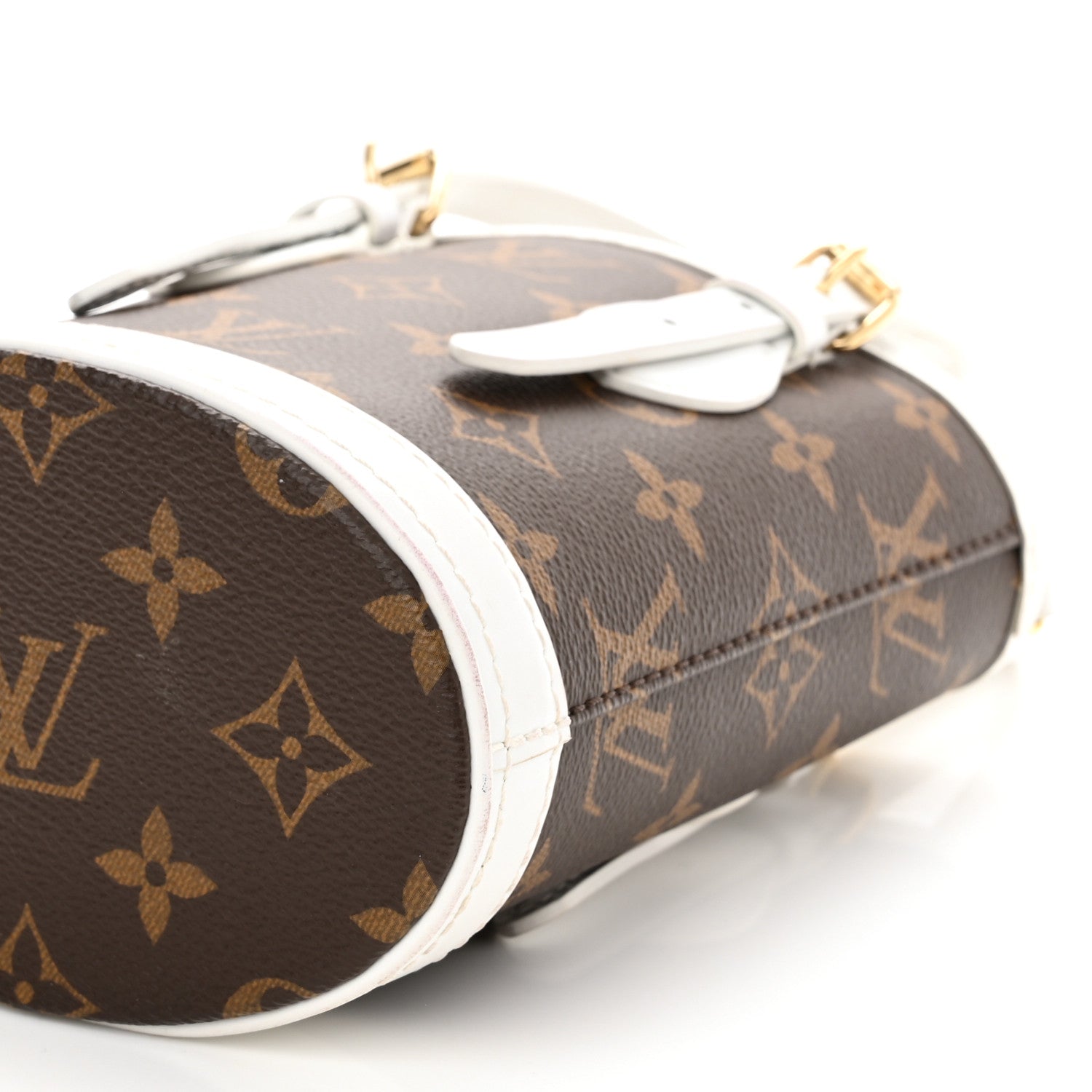 Louis Vuitton Monogram LV Match Nano Bucket Bag White 10 of 11