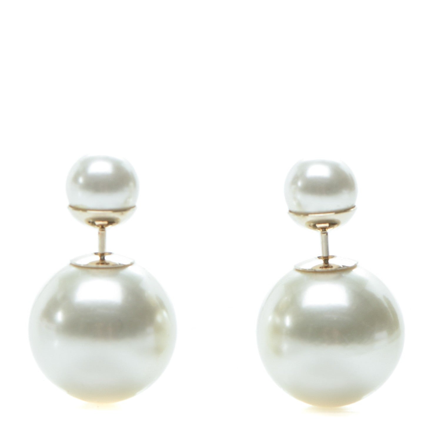 Christian Dior Pearl Mise En Dior Tribal Earrings 1 of 5