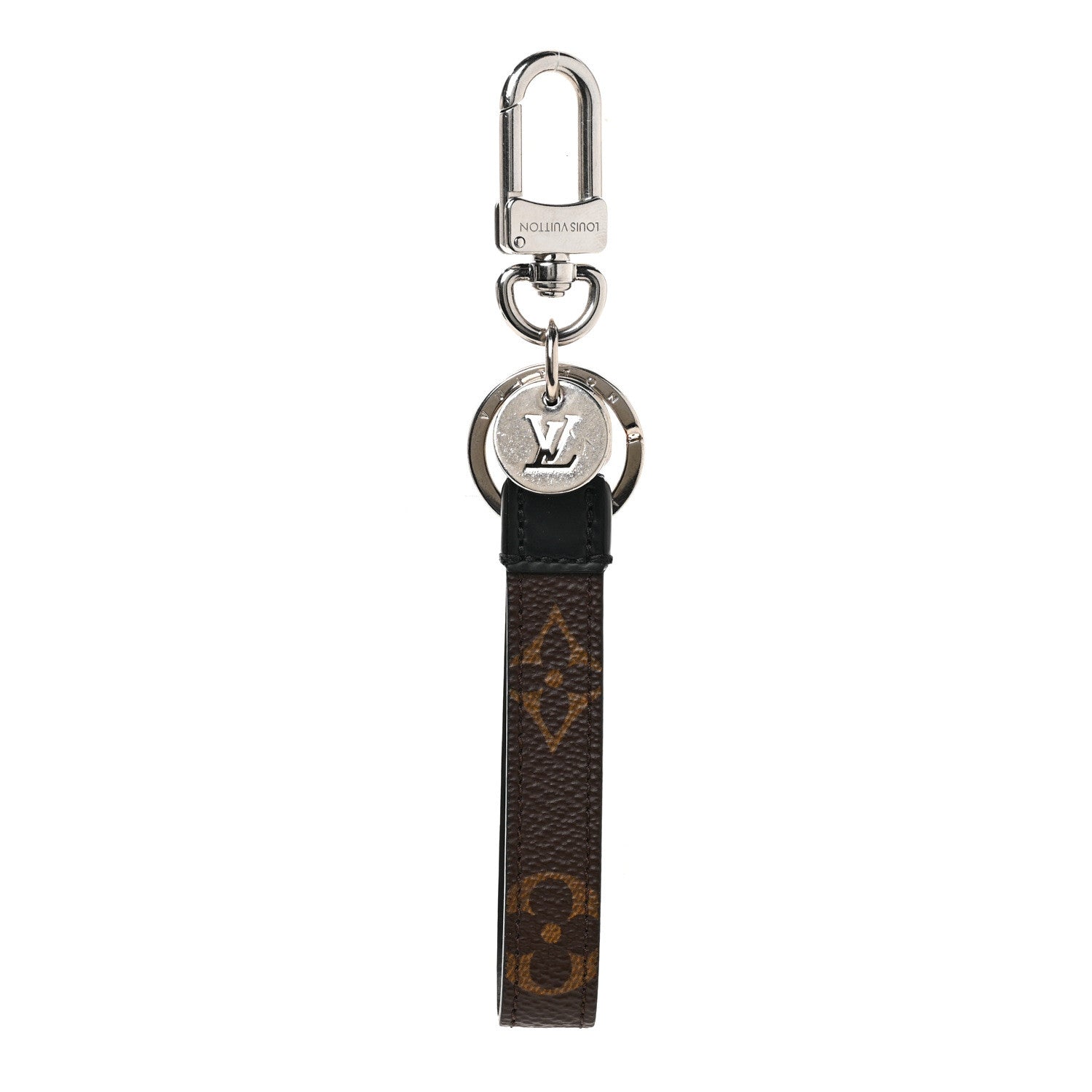 Louis Vuitton Monogram Slim Dragonne Bag Charm Key Holder 1 of 3