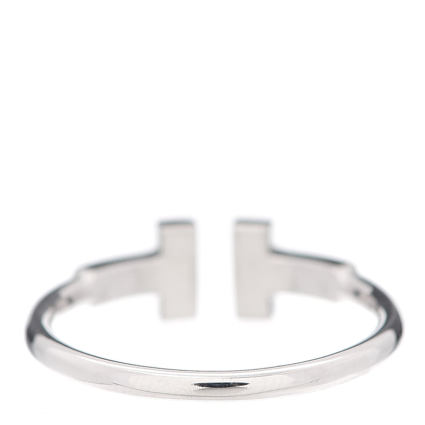 18K White Gold Ruby T Wire Ring 53 6.5