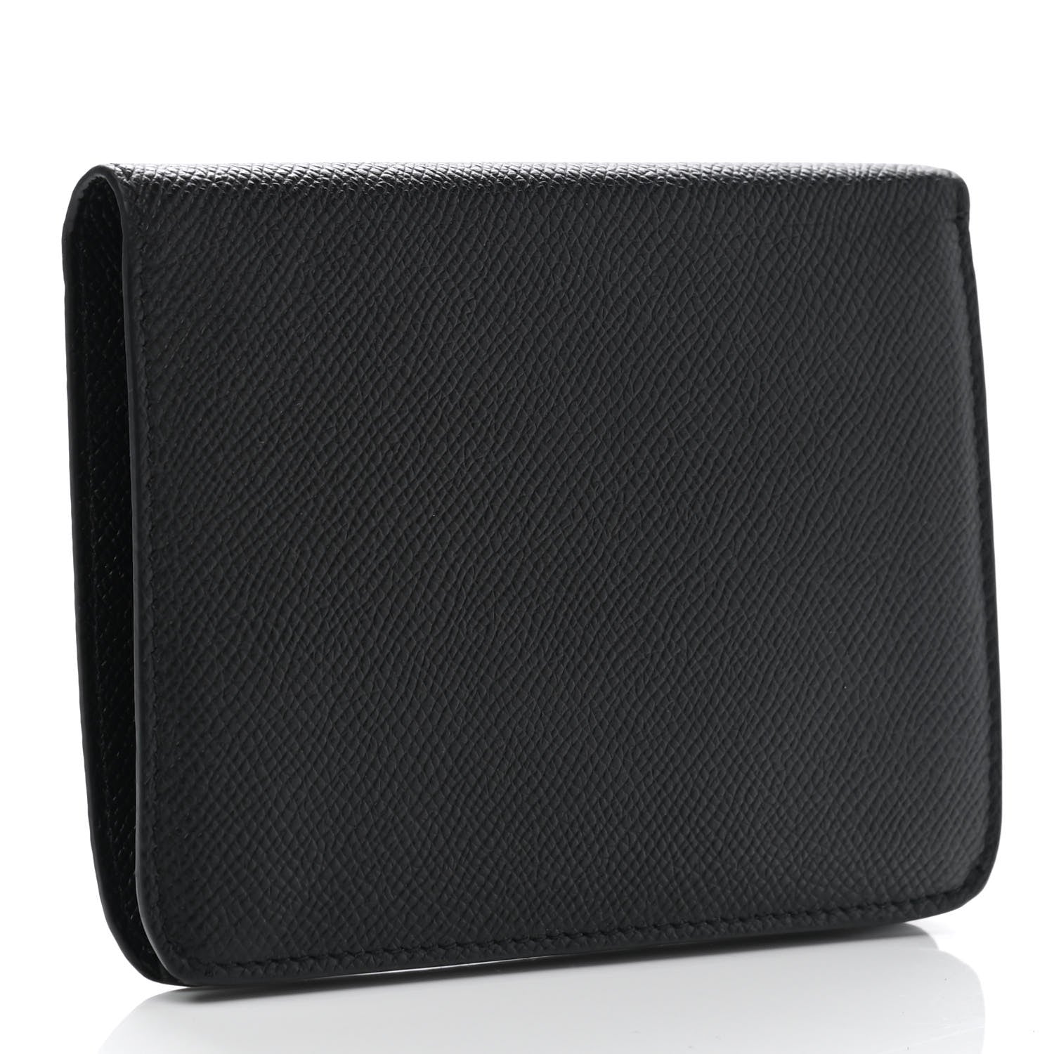 Balenciaga Signature Grained Calfskin Medium BB Wallet Black 3 of 9