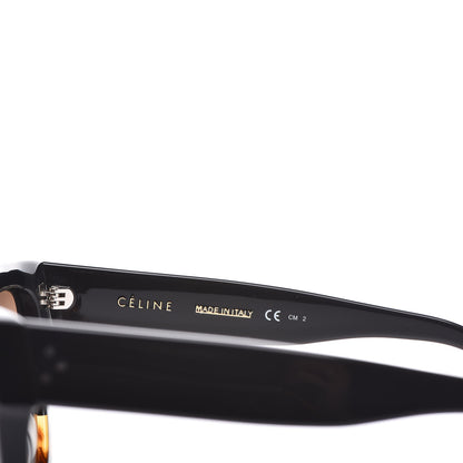Celine Shadow Sunglasses CL 41026/S Black Havana 5 of 6