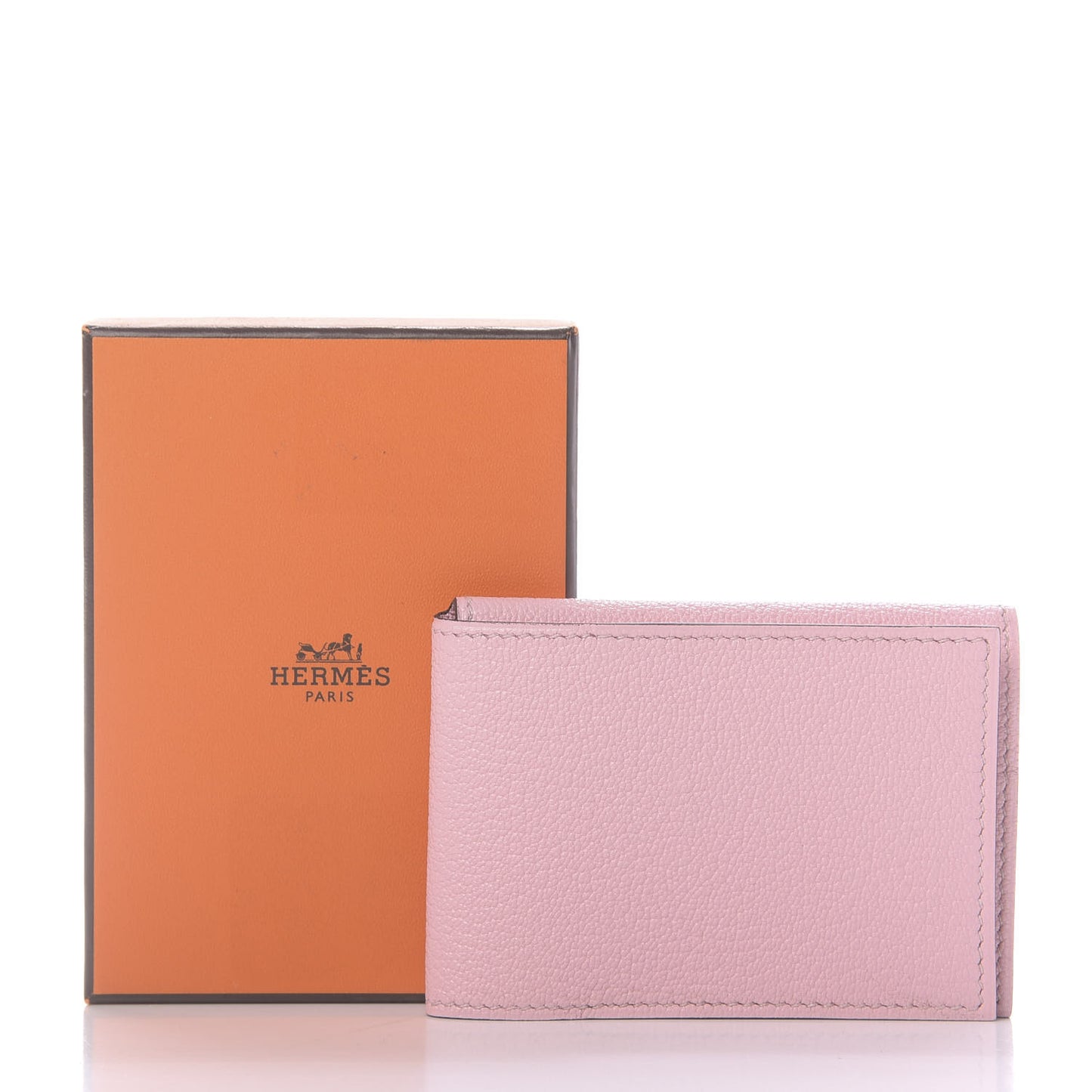 Chevre Mysore Guernesey Card Case Rose Sakura