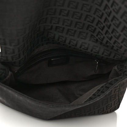 Fendi Zucchino Mama Baguette Black 4 of 16