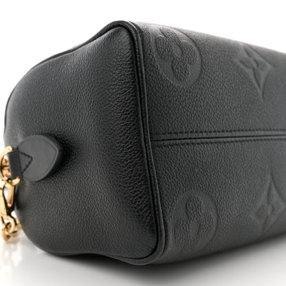 Louis Vuitton Empreinte Monogram Giant Speedy Bandouliere 20 Black 8 of 9