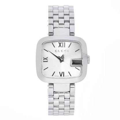Gucci Stainless Steel 24mm G-Gucci Square Quartz Watch 1 of 8