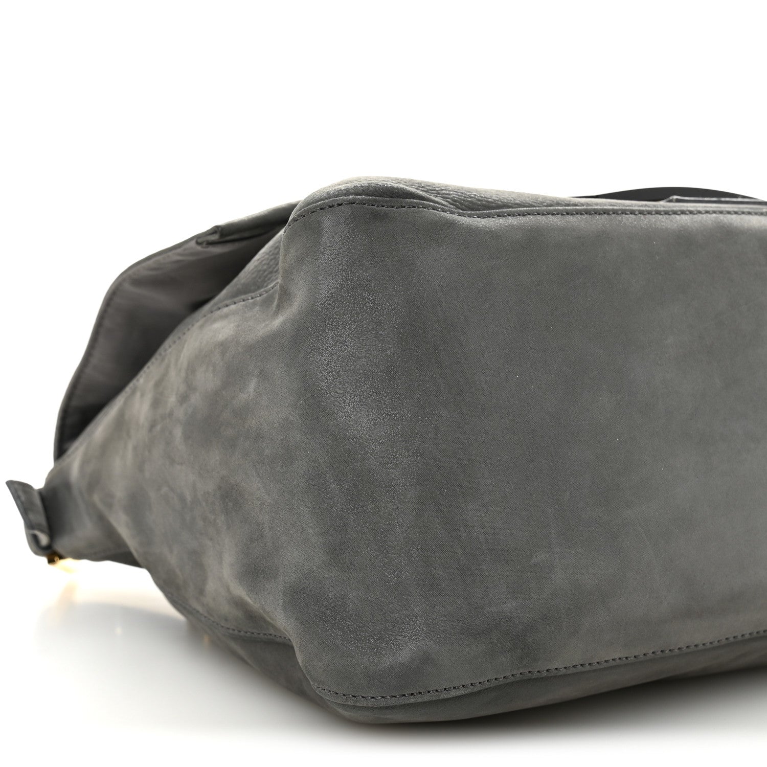 Fendi Vitello Savana Big Mama Baguette Grigio Tartaruga Natural 9 of 13