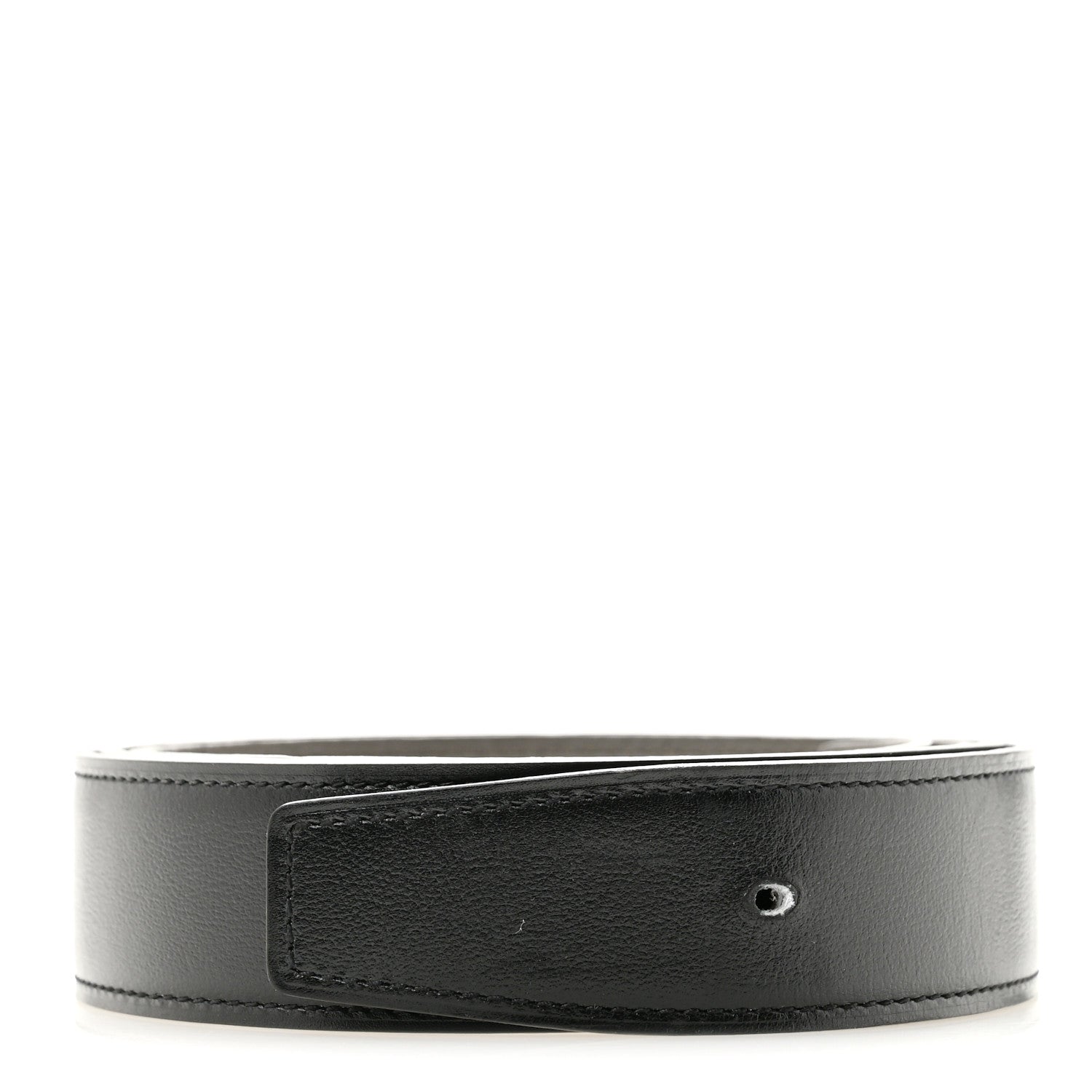 Hermes Box Togo 32mm Belt Strap 110 44 Black Etain 1 of 4