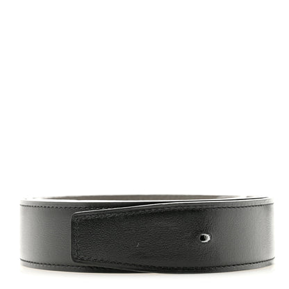 Hermes Box Togo 32mm Belt Strap 110 44 Black Etain 1 of 4