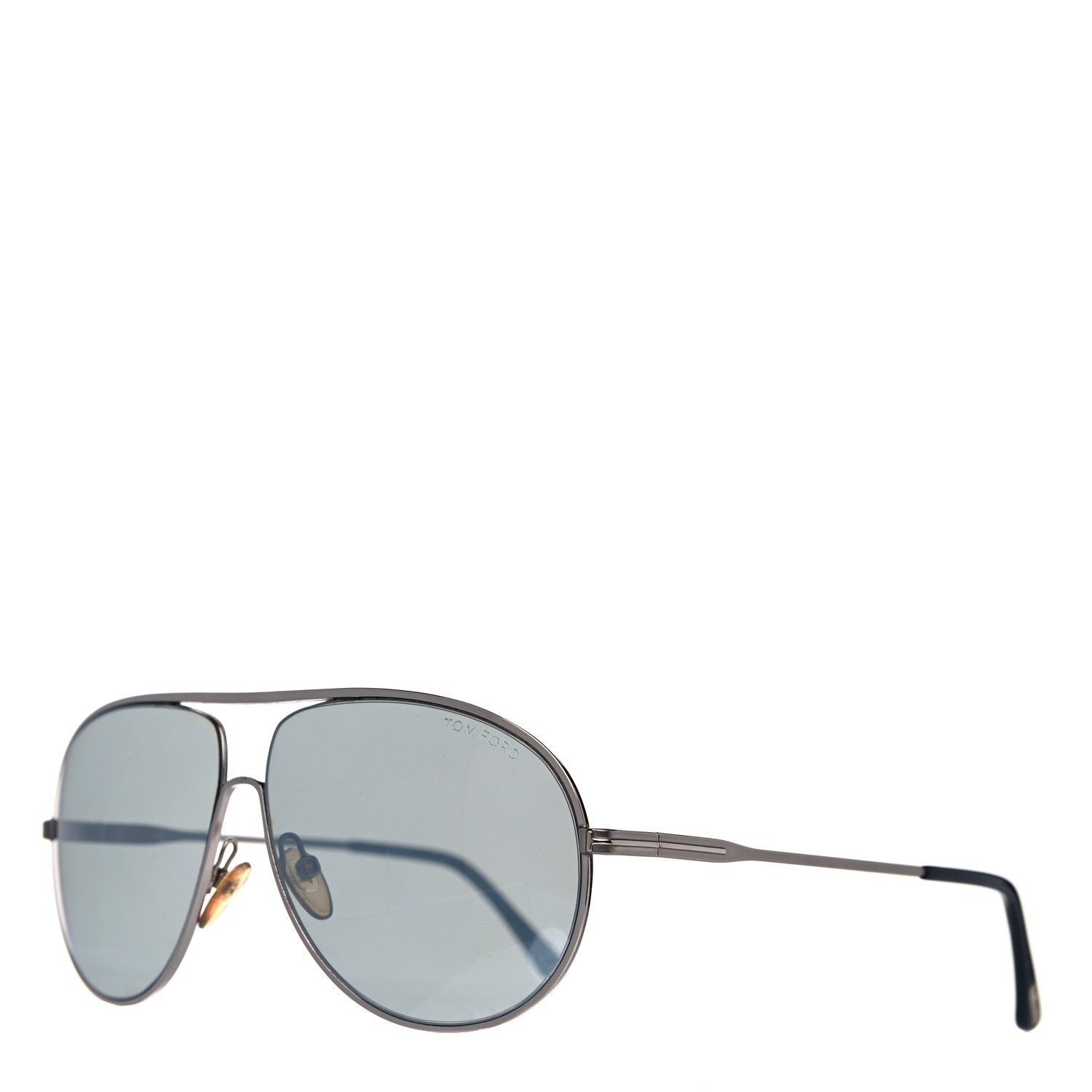 Tom Ford Aviator Sunglasses TF450 Silver 1 of 4