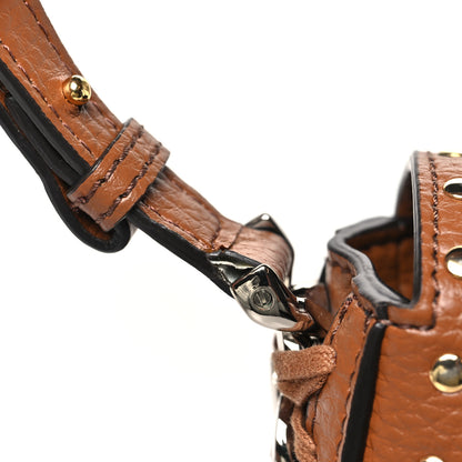 Stella McCartney Eco Grainy Alter Mat Studded Frayme Flap Shoulder Bag Pecan 11 of 11