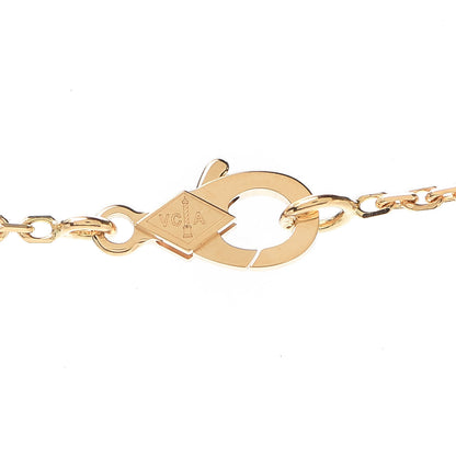 Van Cleef & Arpels 18K Yellow Gold Black Onyx Vintage Alhambra Pendant Necklace 5 of 7