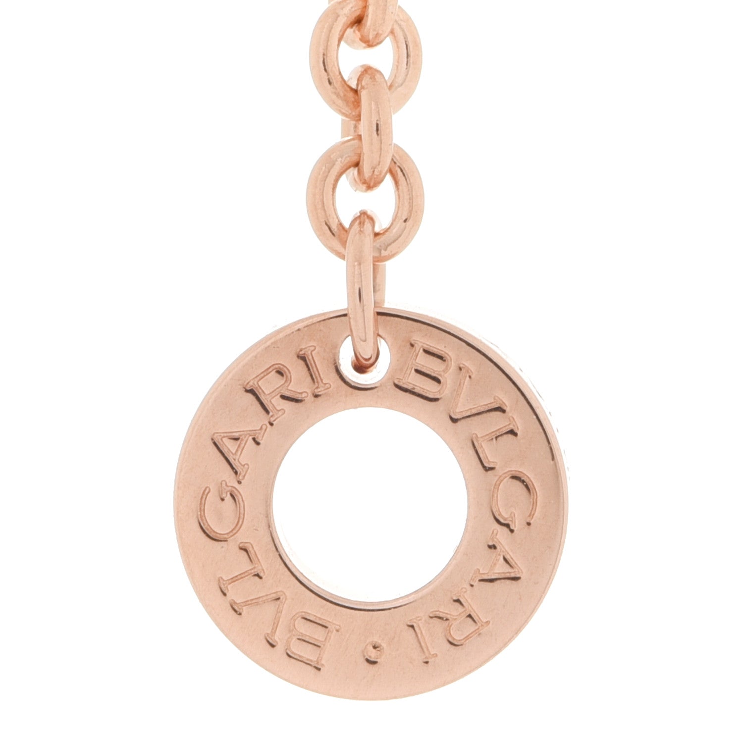 Bulgari 18K Rose Gold B.Zero1 Open Legends Pendant Necklace 7 of 10