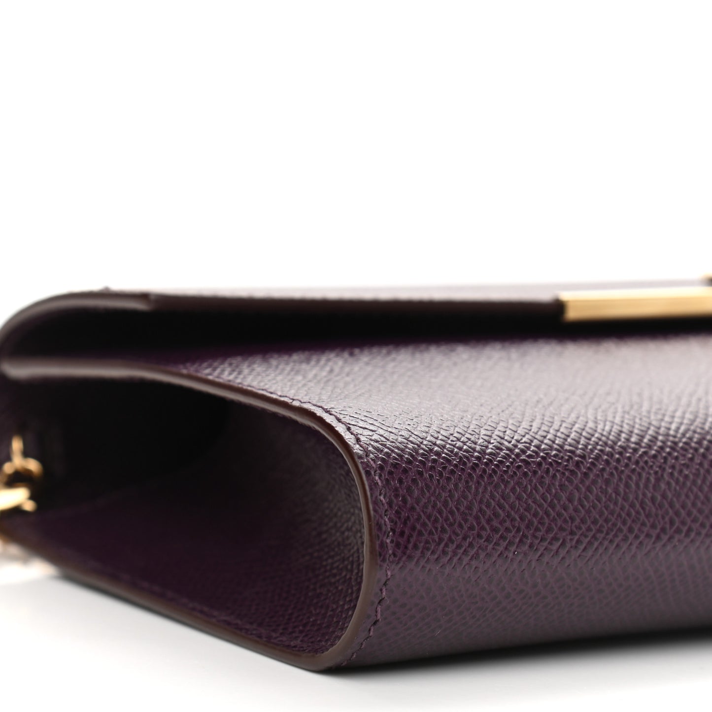 Hammered Calfskin Gancini Icona Mini Bag Blackberry
