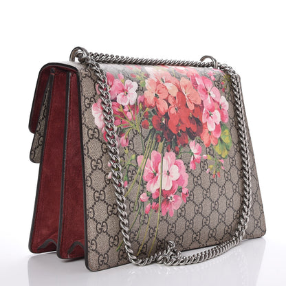 Gucci GG Supreme Monogram Blooms Medium Dionysus Shoulder Bag Beige Multicolor Dry Rose 4 of 8