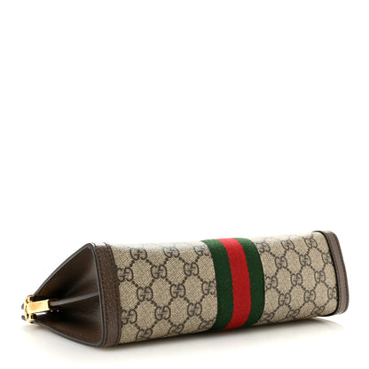 Gucci GG Supreme Monogram Web Small Ophidia Chain Shoulder Bag Brown 4 of 10