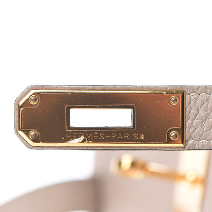 Hermes Taurillon Clemence Kelly Retourne 28 Gris Touterelle 15 of 31