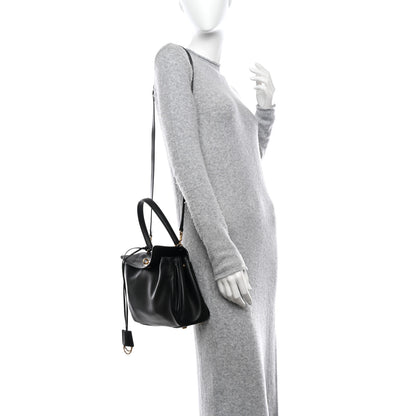 Balenciaga Natural Smooth Calfskin Small Rodeo Top Handle Handbag Black 2 of 11