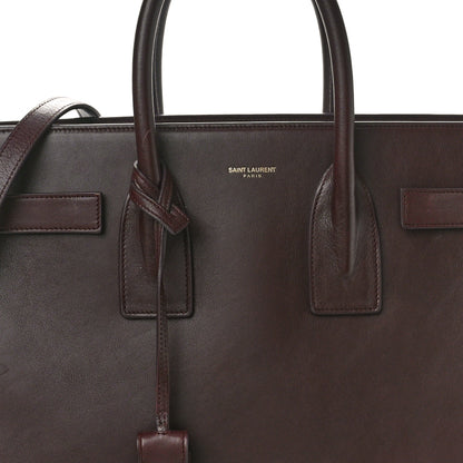 Saint Laurent Calfskin Small Sac De Jour Amarena 8 of 10