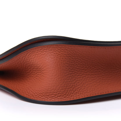 Hermes Taurillon Clemence Chevre Mysore Saut 25 Cuivre Deep Bleu 8 of 10